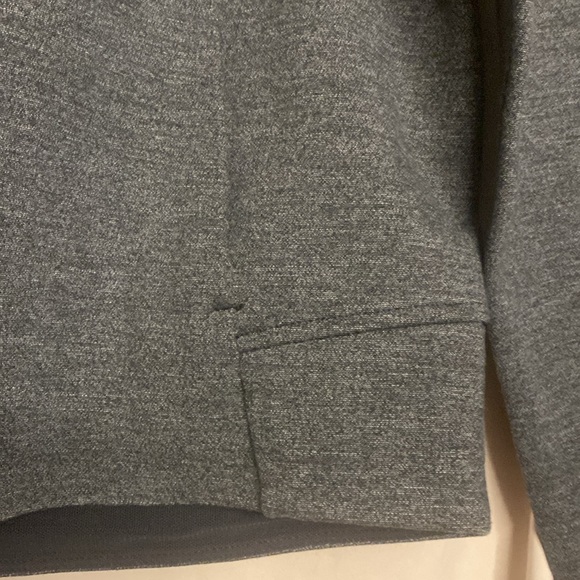 Lululemon On Track Crew Neck Sweatshirt, Size 6, Color Heathered Black - Picture 6 of 13